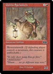 Goblin Spelunkers - Urza's Saga