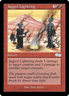 Jagged Lightning - Urza's Saga