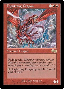 Lightning Dragon - Urza's Saga