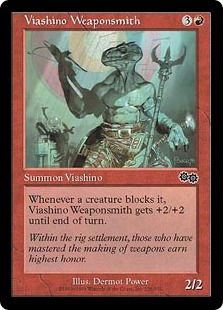 Viashino Weaponsmith - Urza's Saga