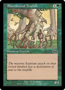 Blanchwood Treefolk - Urza's Saga