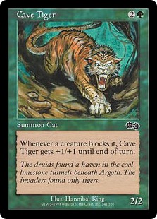 Cave Tiger - Urza's Saga