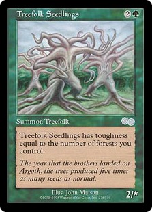 Treefolk Seedlings - Urza's Saga