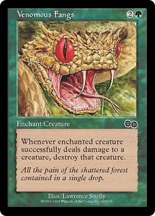 Venomous Fangs - Urza's Saga