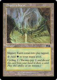 Slippery Karst - Urza's Saga