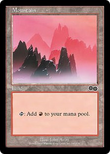 Mountain - Urza's Saga