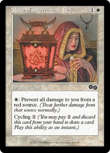 Rune of Protection: Red - Urza's Saga