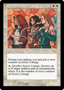 Serra's Liturgy - Urza's Saga