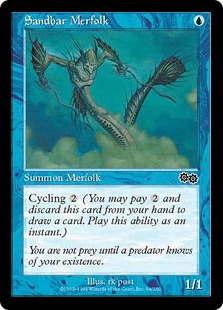 Sandbar Merfolk - Urza's Saga