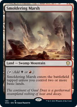 Smoldering Marsh - Innistrad: Crimson Vow Commander