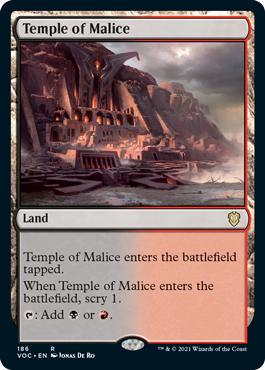 Temple of Malice - Innistrad: Crimson Vow Commander