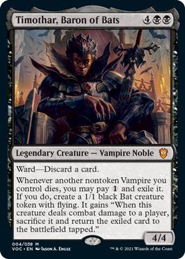 Timothar, Baron of Bats - Innistrad: Crimson Vow Commander