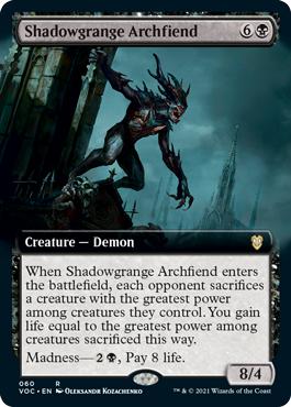 Shadowgrange Archfiend - Innistrad: Crimson Vow Commander