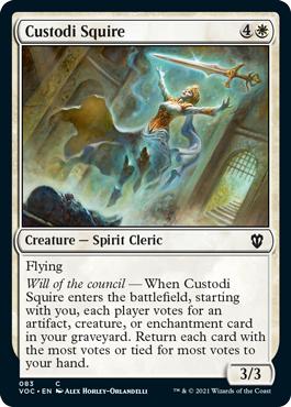 Custodi Squire - Innistrad: Crimson Vow Commander