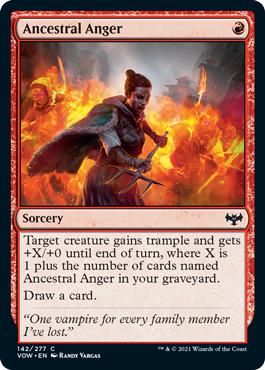 Ancestral Anger - Innistrad: Crimson Vow