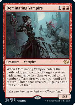 Dominating Vampire - Innistrad: Crimson Vow