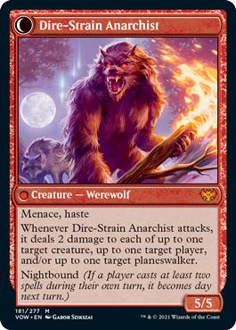 Dire-Strain Anarchist - Innistrad: Crimson Vow