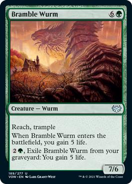 Bramble Wurm - Innistrad: Crimson Vow