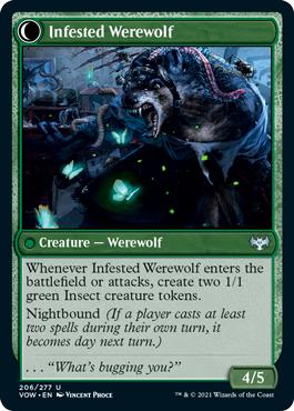 Infested Werewolf - Innistrad: Crimson Vow