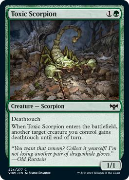 Toxic Scorpion - Innistrad: Crimson Vow