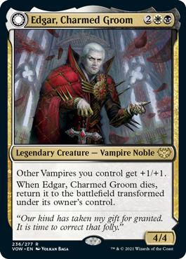 Edgar, Charmed Groom -> Edgar Markov's Coffin - Innistrad: Crimson Vow