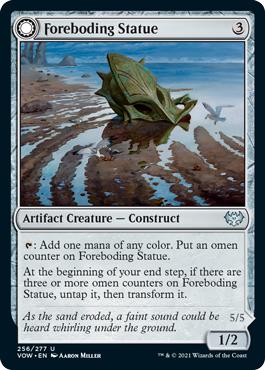 Foreboding Statue -> Forsaken Thresher - Innistrad: Crimson Vow