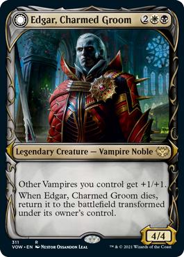 Edgar, Charmed Groom -> Edgar Markov's Coffin - Innistrad: Crimson Vow