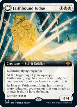 Faithbound Judge -> Sinner's Judgment - Innistrad: Crimson Vow