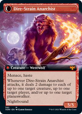 Dire-Strain Anarchist - Innistrad: Crimson Vow