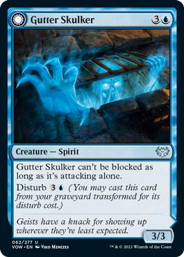 Gutter Skulker -> Gutter Shortcut - Innistrad: Crimson Vow