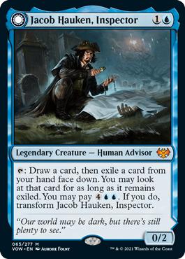 Jacob Hauken, Inspector -> Hauken's Insight - Innistrad: Crimson Vow