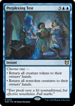 Perplexing Test - Wilds of Eldraine Commander