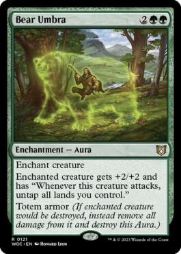Bear Umbra - Wilds of Eldraine Commander