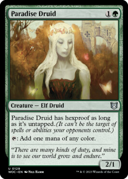 Paradise Druid - Wilds of Eldraine Commander