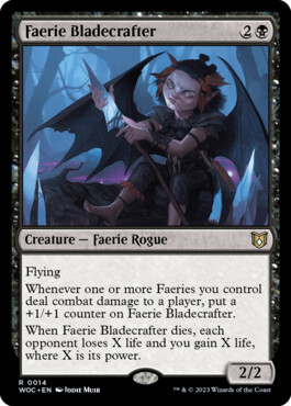 Faerie Bladecrafter - Wilds of Eldraine Commander