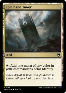 Command Tower - Wilds of Eldraine Commander