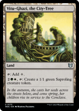 Vitu-Ghazi, the City-Tree - Wilds of Eldraine Commander