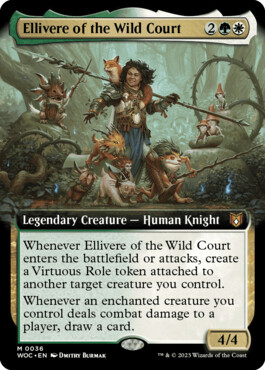 Ellivere of the Wild Court - Wilds of Eldraine Commander