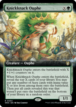 Knickknack Ouphe - Wilds of Eldraine Commander