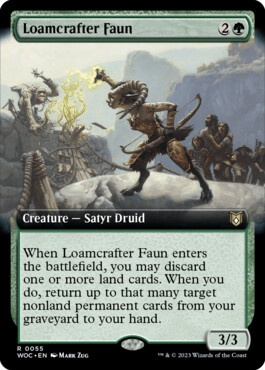 Loamcrafter Faun - Wilds of Eldraine Commander