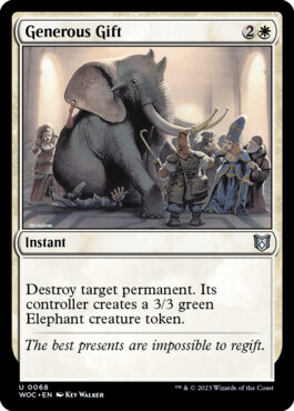 Generous Gift - Wilds of Eldraine Commander
