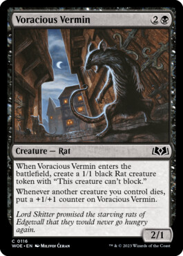 Voracious Vermin - Wilds of Eldraine