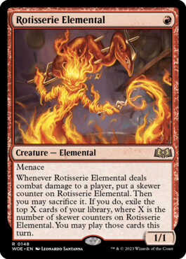 Rotisserie Elemental - Wilds of Eldraine