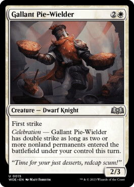 Gallant Pie-Wielder - Wilds of Eldraine