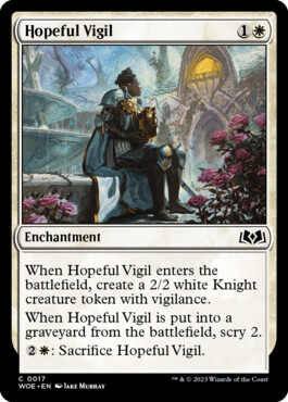 Hopeful Vigil - Wilds of Eldraine