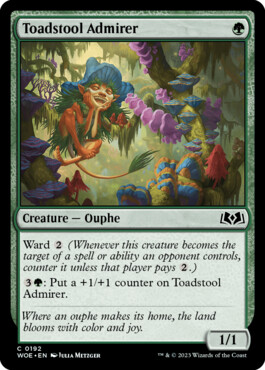 Toadstool Admirer - Wilds of Eldraine