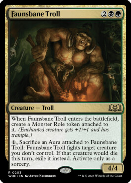 Faunsbane Troll - Wilds of Eldraine