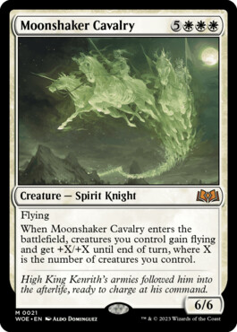 Moonshaker Cavalry - Wilds of Eldraine