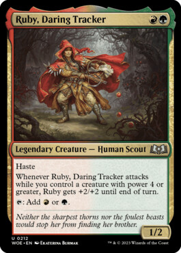 Ruby, Daring Tracker - Wilds of Eldraine