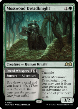 Mosswood Dreadknight - Wilds of Eldraine